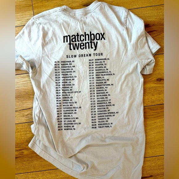 Matchbox Twenty- Slow Dream Tour Concert Tshirt - Picture 2 of 3